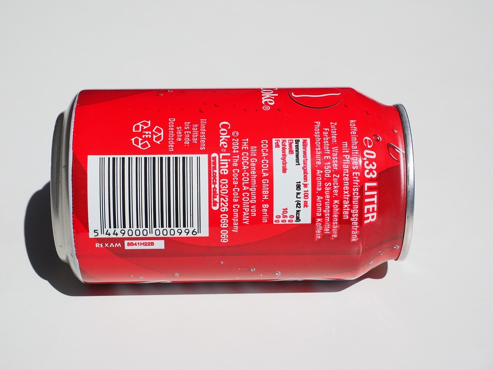 red coke can barcode